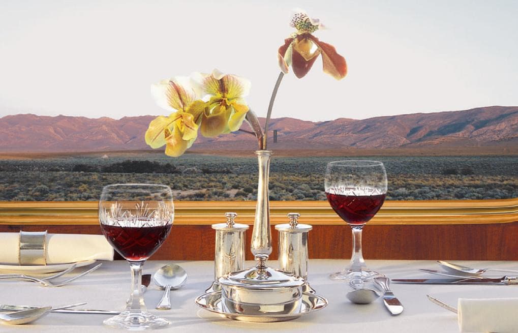 Blue Train (South Africa) - Dining table