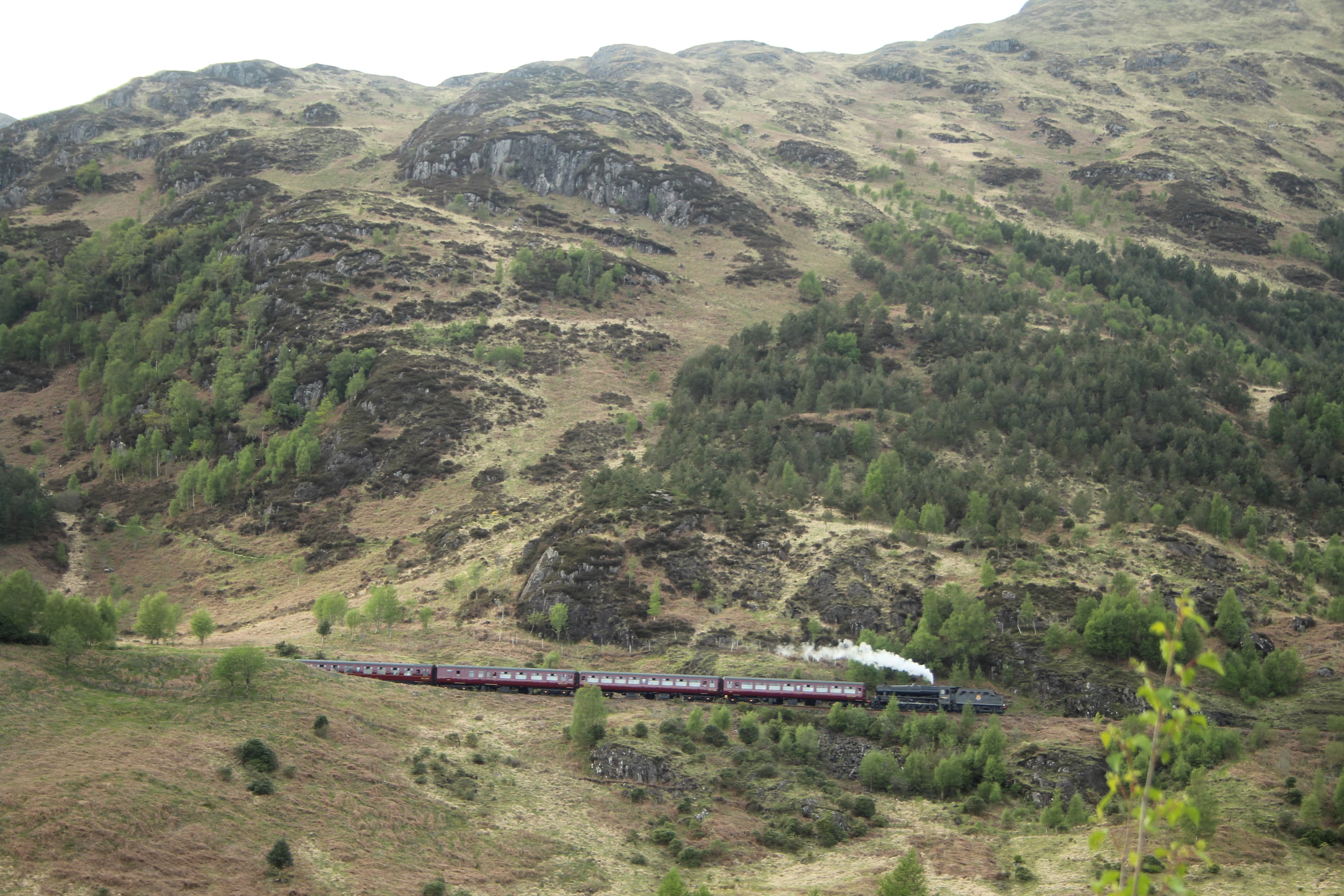 Jacobite steam train from Mallaig to Fort William