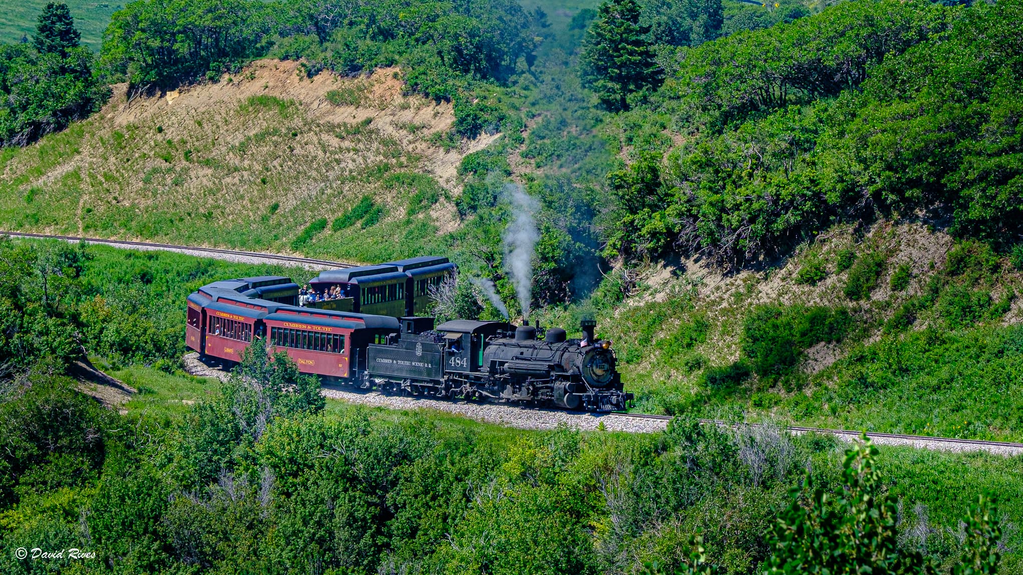 Narrow Gage Train Cumbres and Toltec Chama New Mexico
