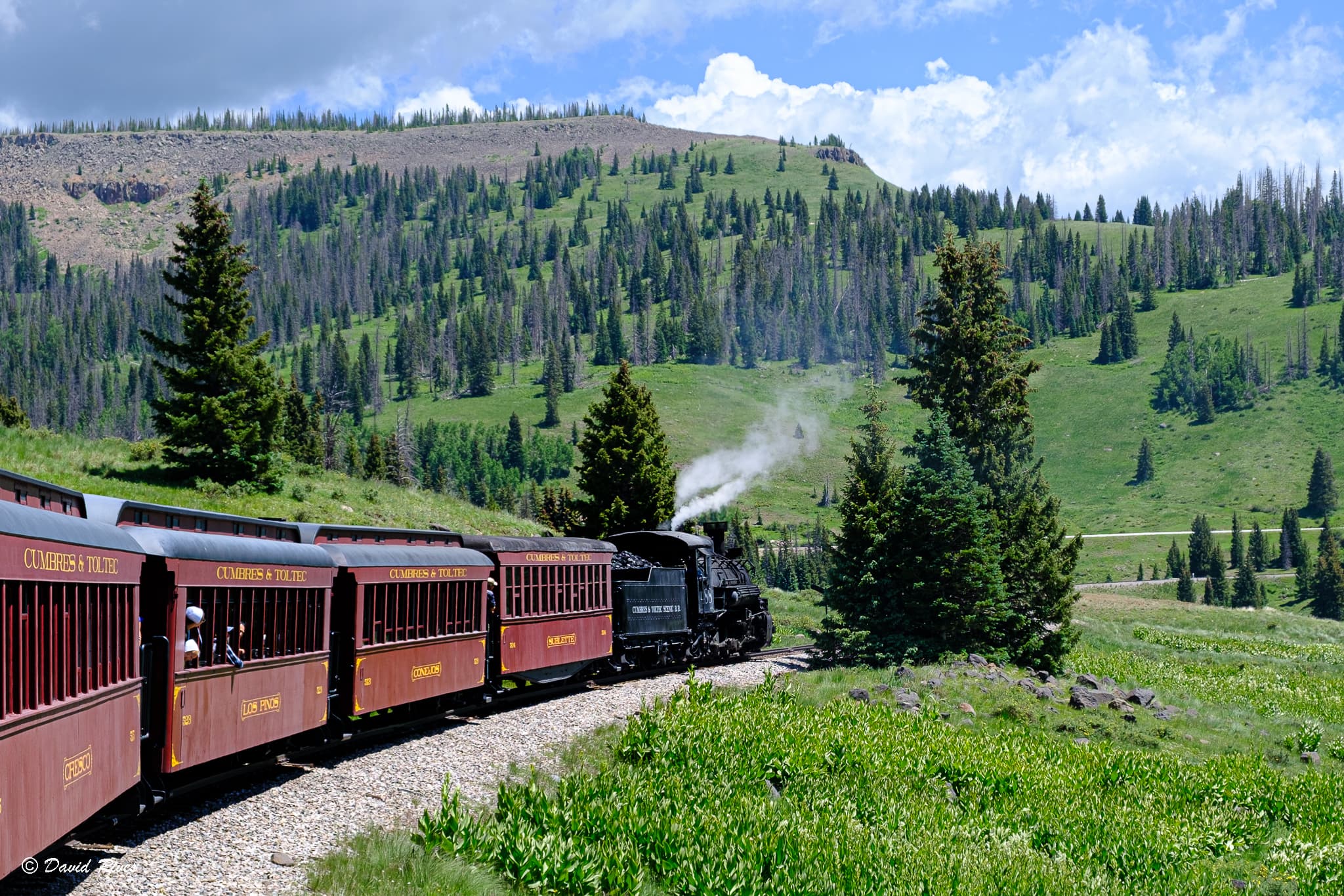 Narrow Gage Train Cumbres and Toltec Chama New Mexico