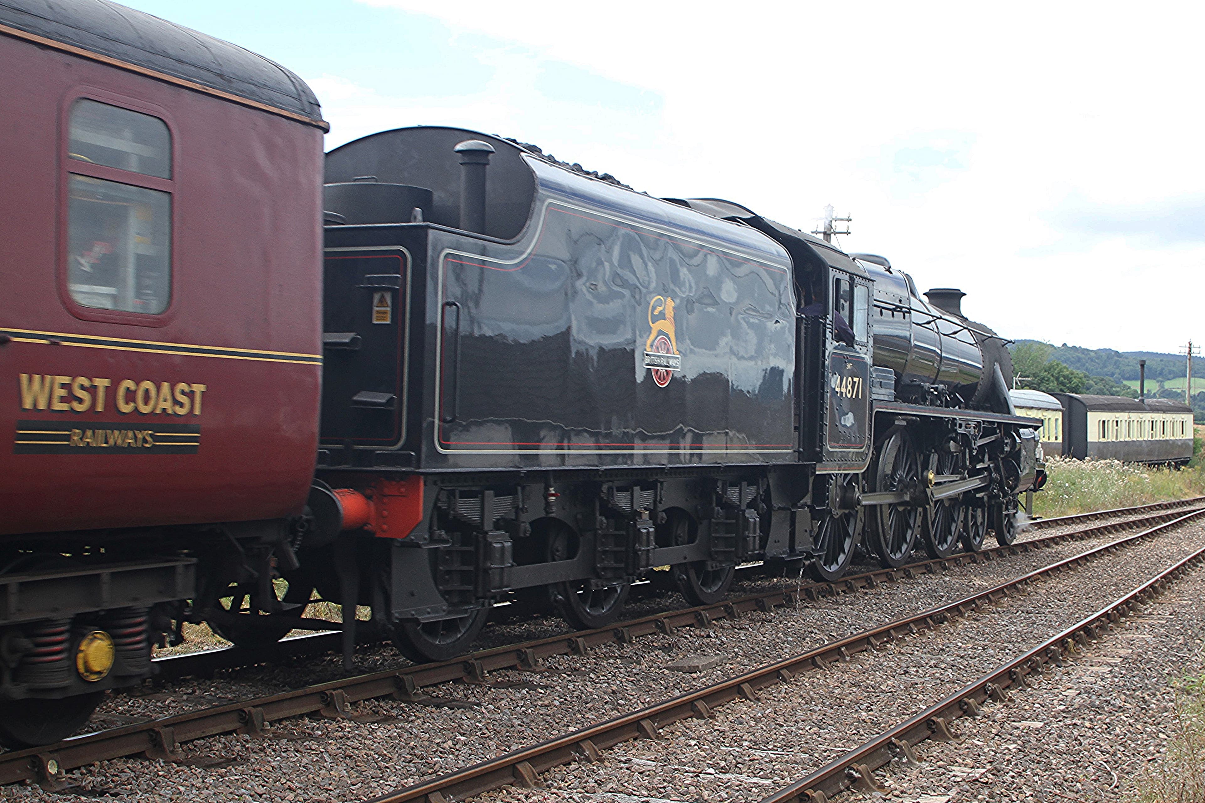 Black Five 44871 Blue Anchor west somerset railway 10-08-2024