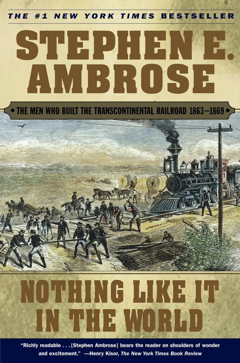 Front cover of Nothing Like It in the World by Stephen E. Ambrose