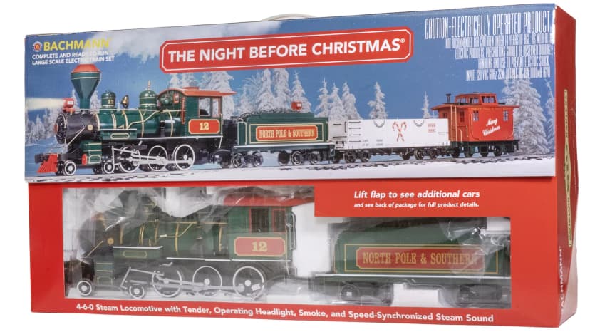 Bachmann Night Before Christmas large scale train set box