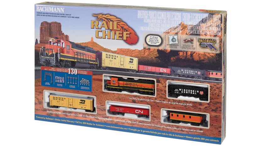 Bachmann Rail Chief HO train set box