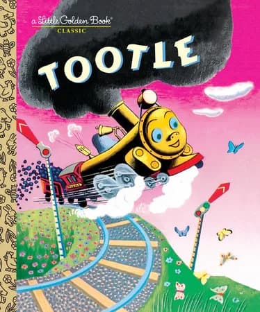 Front cover of the hardcover Little Golden Book Classic Tootle.