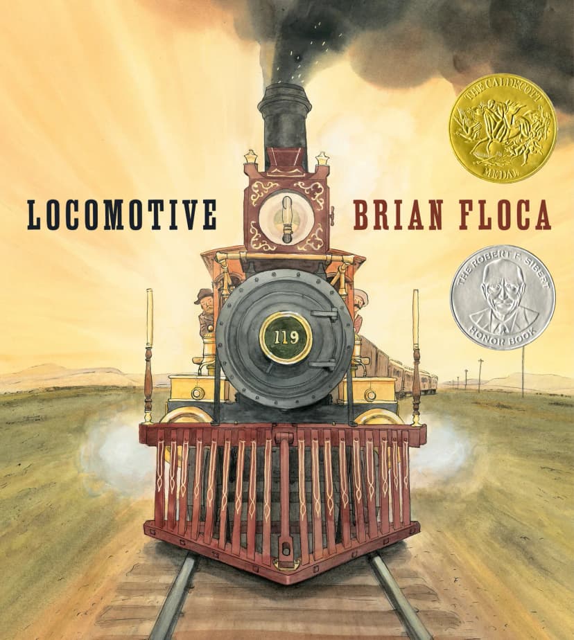 Front cover of Locomotive by Brian Floca
