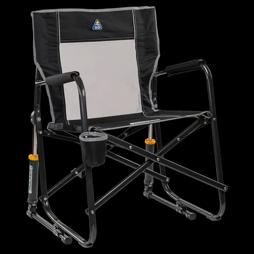 Front right view of the black Freestyle Rocker.